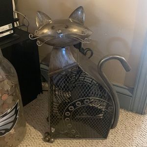 Purrfect Kitty DECO BREEZE Cat Electric Fan Figurine 11.75" H x 7.5" W x 3.25" D
